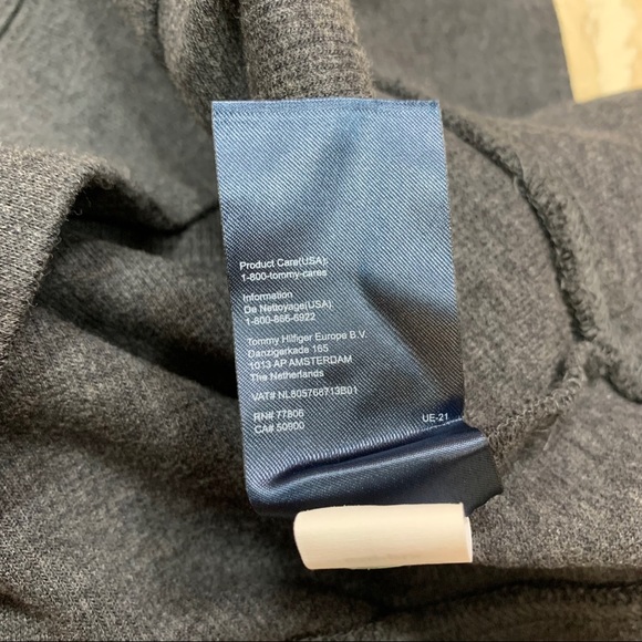 🎁 Tommy Hilfiger Mens 1/4 Zip Mockneck Sweatshirt - Picture 7 of 9